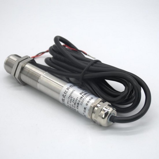 0-600°Online Infrared Temperature Sensor Temperature Measuring Probe 4-20mA Industrial Grade Infrared Contactless Transducer 0-600°Online Infrared Temperature Sensor Temperature Measuring Probe 4-20mA Industrial Grade Infrared Contactless Transducer