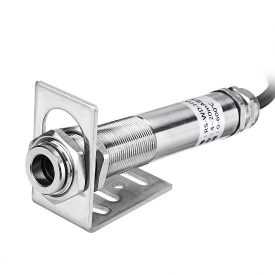 0-600°Online Infrared Temperature Sensor Temperature Measuring Probe 4-20mA Industrial Grade Infrared Contactless Transducer 0-600°Online Infrared Temperature Sensor Temperature Measuring Probe 4-20mA Industrial Grade Infrared Contactless Transducer