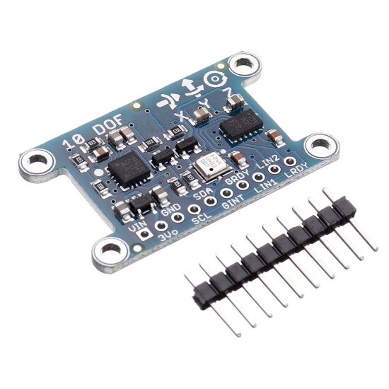 10DOF LSM303 L3G4200D BMP180 Pressure Sensor Barometer Accelerometer Magnetometer Gyroscope Compass Gyro Module 10DOF LSM303 L3G4200D BMP180 Pressure Sensor Barometer Accelerometer Magnetometer Gyroscope Compass Gyro Module