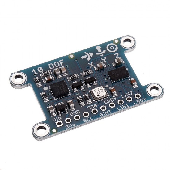 10DOF LSM303 L3G4200D BMP180 Pressure Sensor Barometer Accelerometer Magnetometer Gyroscope Compass Gyro Module 10DOF LSM303 L3G4200D BMP180 Pressure Sensor Barometer Accelerometer Magnetometer Gyroscope Compass Gyro Module