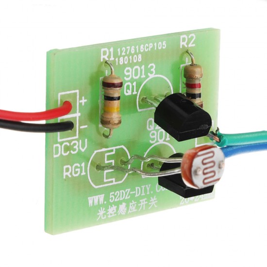 10Pcs Intelligent Light Control Sensor Switch Module Light Sensor LED Night Light Kit Assembled