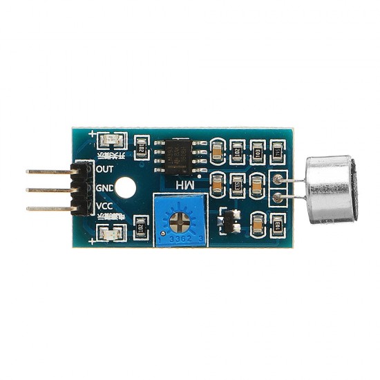 10Pcs Voice Detection Sensor Module Sound Recognition Module High Sensitivity Microphone Sensor Module DC 3.3V-5V