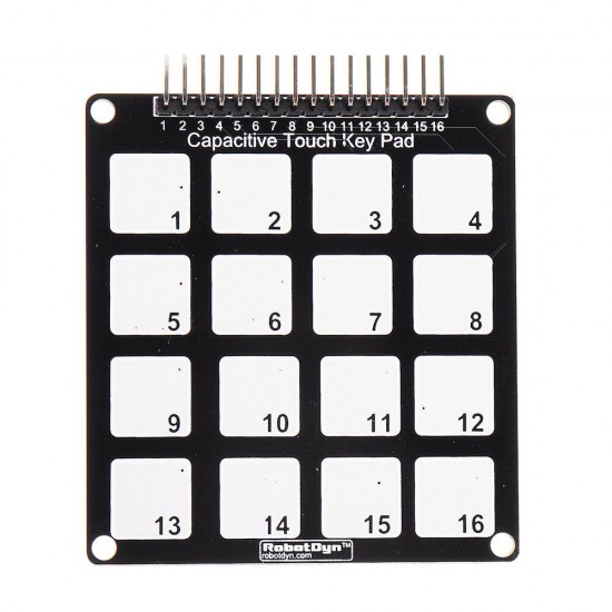 10pcs 16 Keys Capacitive Touch Key Pad Module for Arduino - products that work with official for Arduino boards 10pcs 16 Keys Capacitive Touch Key Pad Module for Arduino - products that work with official for Arduino boards