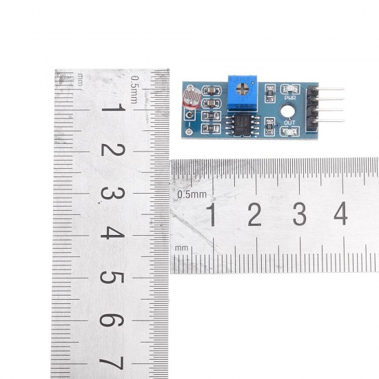 10pcs 4pin Optical Sensitive Resistance Light Detection Photosensitive Sensor Module