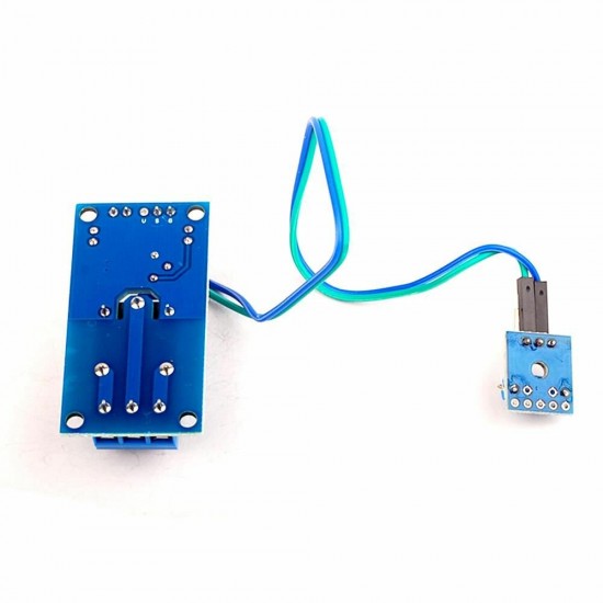 10pcs 5V Normally Closed Vibration Sensor Module Plus Relay Module 2-in-1 Module AlTriggered Vibration Module