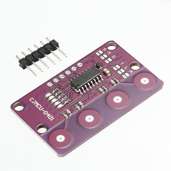 10pcs -0401 4-bit Button Capacitive Touch Proximity Sensor Module With Self-locking Function 10pcs -0401 4-bit Button Capacitive Touch Proximity Sensor Module With Self-locking Function