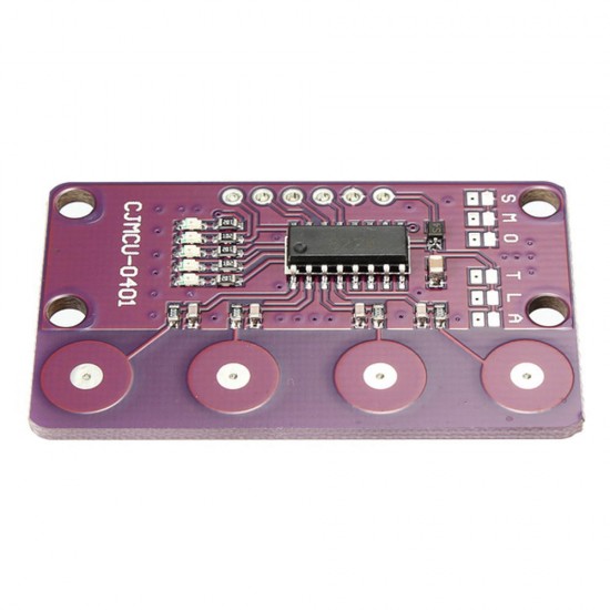 10pcs -0401 4-bit Button Capacitive Touch Proximity Sensor Module With Self-locking Function 10pcs -0401 4-bit Button Capacitive Touch Proximity Sensor Module With Self-locking Function