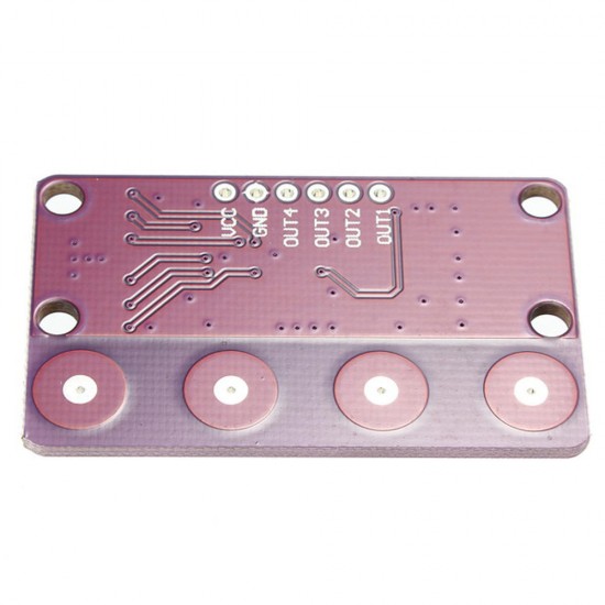 10pcs -0401 4-bit Button Capacitive Touch Proximity Sensor Module With Self-locking Function 10pcs -0401 4-bit Button Capacitive Touch Proximity Sensor Module With Self-locking Function