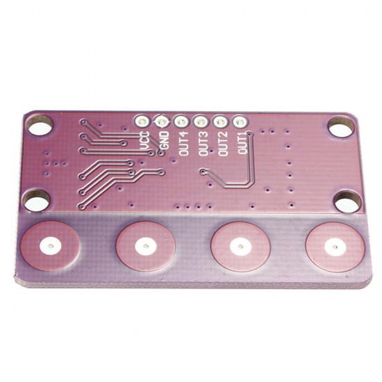 10pcs -0401 4-bit Button Capacitive Touch Proximity Sensor Module With Self-locking Function