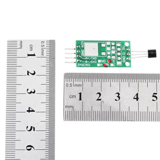 10pcs DS18B20 12V RS485 Com UART Temperature Acquisition Sensor Module Modbus RTU PC PLC MCU Digital Thermometer