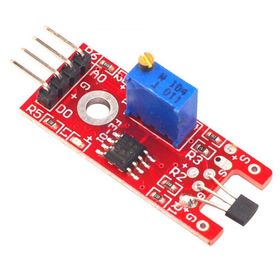 10pcs KY-024 4pin Linear Magnetic Switches Speed Counting Hall Sensor Module for Arduino - products that work with official Arduino boards