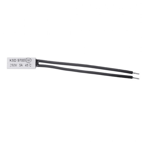 10pcs Normal Open KSD9700 250V 5A 45°Plastic Thermostatic Temperature Sensor Switch NO 10pcs Normal Open KSD9700 250V 5A 45°Plastic Thermostatic Temperature Sensor Switch NO