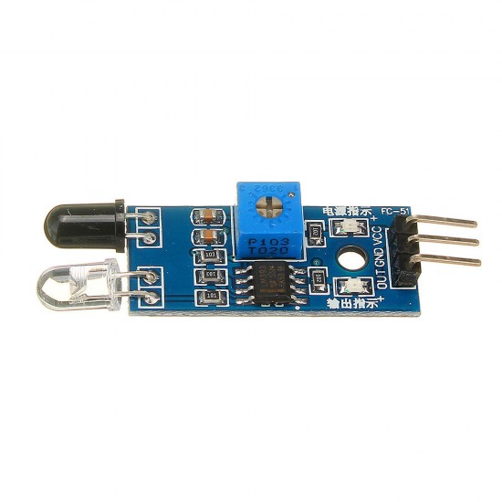 10pcs Obstacle Avoidance Reflection Photoelectric Sensor Infrared AlModule