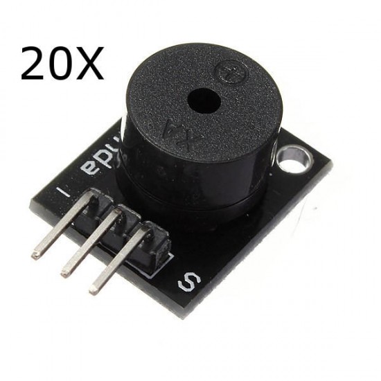 20Pcs 3.5-5.5V Standard Passive Buzzer Module 20Pcs 3.5-5.5V Standard Passive Buzzer Module