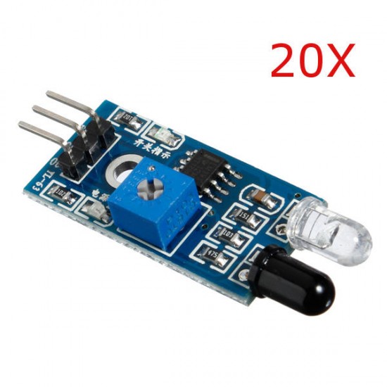 20Pcs Infrared Obstacle Avoidance Sensor Smart Car Robot 20Pcs Infrared Obstacle Avoidance Sensor Smart Car Robot