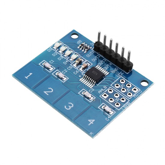 20pcs TTP224 4CH Channel Capacitive Touch Switch Digital Touch Sensor Module 20pcs TTP224 4CH Channel Capacitive Touch Switch Digital Touch Sensor Module