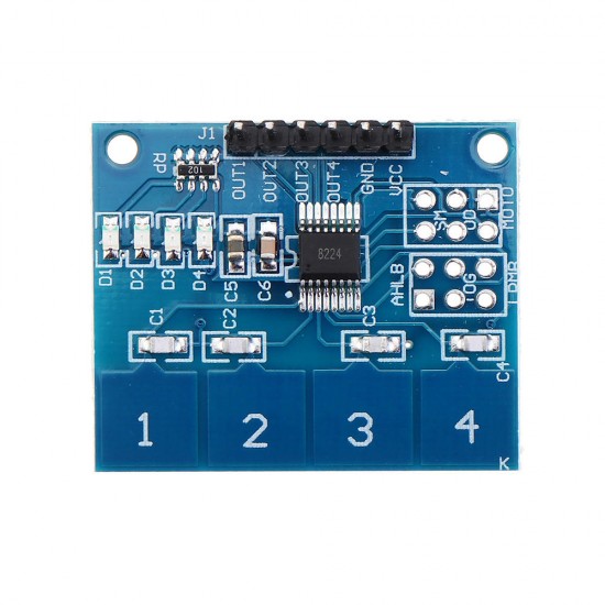 20pcs TTP224 4CH Channel Capacitive Touch Switch Digital Touch Sensor Module 20pcs TTP224 4CH Channel Capacitive Touch Switch Digital Touch Sensor Module