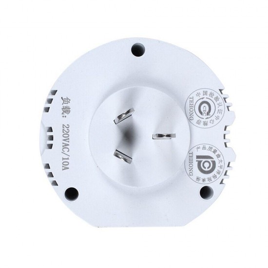 220V Carbon Crystal Plate Thermostat Socket Temperature Control Remote Temperature Control Switch Radiator Temperature Control 2000W