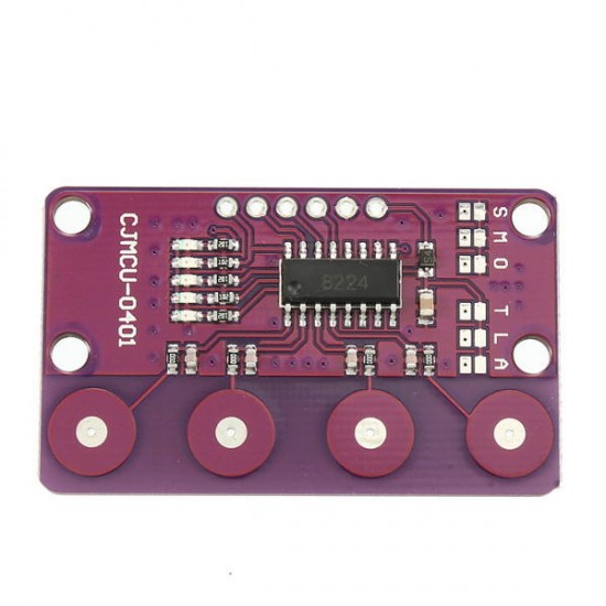 3Pcs -0401 4-bit Button Capacitive Touch Proximity Sensor With Self-locking Function Module