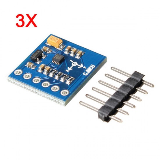 3Pcs MAG3110 3-Axis Digital Earth Magnetic Field Geomagnetic Sensor Module I2C Interface For 3Pcs MAG3110 3-Axis Digital Earth Magnetic Field Geomagnetic Sensor Module I2C Interface For