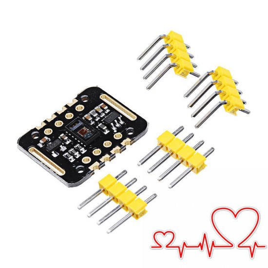 3Pcs MAX30102 Heartbeat Frequency Tester Heart Rate Sensor Module Puls Detection Blood Oxygen Concentration Test for Arduino - products that work with official Arduino boards