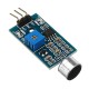 3Pcs Voice Detection Sensor Module Sound Recognition Module High Sensitivity Microphone Sensor Module DC 3.3V-5V