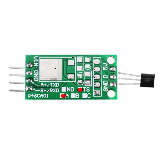 3pcs DS18B20 5V RS485 Com UART Temperature Acquisition Sensor Module Modbus RTU PC PLC MCU Digital Thermometer