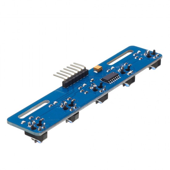 5 Channel Infrared Reflective PIR Sensor Module TCRT5000 5 Way/Road IR Photoelectric Switch Barrier Line Track Module 5 Channel Infrared Reflective PIR Sensor Module TCRT5000 5 Way/Road IR Photoelectric Switch Barrier Line Track Module