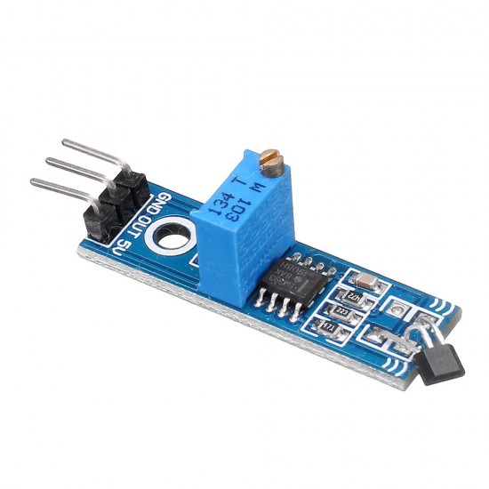 50pcs LM393 3144 Hall Sensor Hall Switch Hall Sensor Module for Smart Car for Arduino - products that work with official Arduino boards
