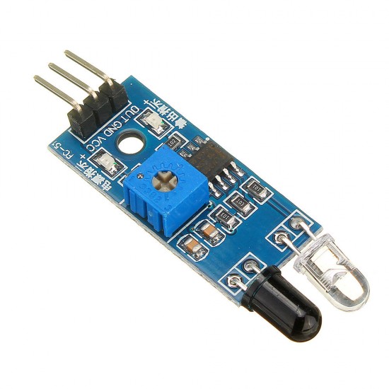50pcs Obstacle Avoidance Reflection Photoelectric Sensor Infrared AlModule