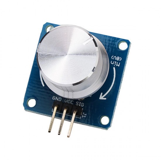 5Pcs Adjustable Potentiometer Volume Control Knob Switch Sensor Rotary Angle Sensor Module for Arduino - products that work with official Arduino boards