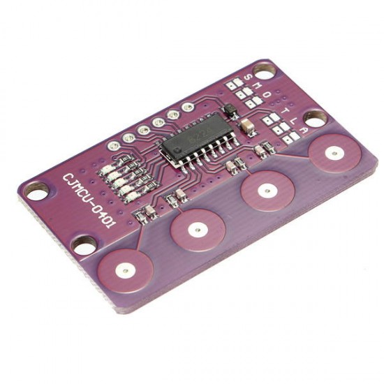 5Pcs -0401 4-bit Button Capacitive Touch Proximity Sensor With Self-locking Function For 5Pcs -0401 4-bit Button Capacitive Touch Proximity Sensor With Self-locking Function For