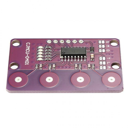 5Pcs -0401 4-bit Button Capacitive Touch Proximity Sensor With Self-locking Function For