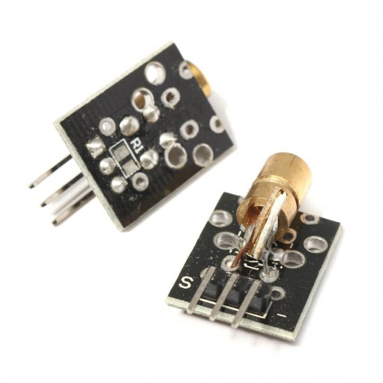 5Pcs KY-008 5V 3pin 650nm Transmitter Dot Diode Copper Head Red Laser Module PIC DIY 5Pcs KY-008 5V 3pin 650nm Transmitter Dot Diode Copper Head Red Laser Module PIC DIY