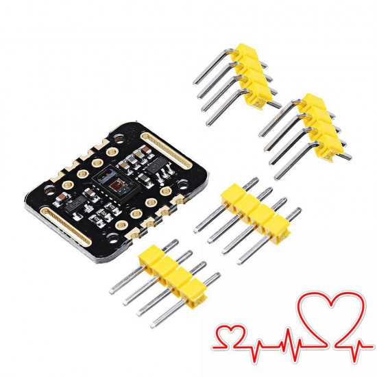 5Pcs MAX30102 Heartbeat Frequency Tester Heart Rate Sensor Module Puls Detection Blood Oxygen Concentration Te