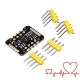5Pcs MAX30102 Heartbeat Frequency Tester Heart Rate Sensor Module Puls Detection Blood Oxygen Concentration Te