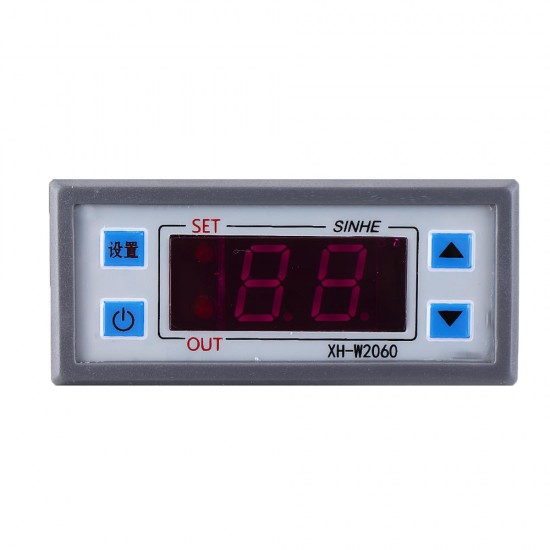 5pcs 220V XH-W2060 Embedded Digital Thermostat Cabinet Freezer Cold Storage Thermostat Temperature Controller Temperature Control 5pcs 220V XH-W2060 Embedded Digital Thermostat Cabinet Freezer Cold Storage Thermostat Temperature Controller Temperature Control