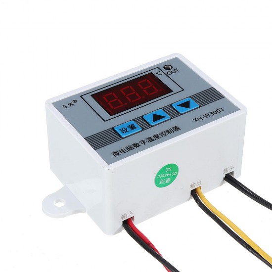 5pcs 220V XH-W3002 Micro Digital Thermostat High Precision Temperature Control Switch Heating and Cooling Accuracy 0.1