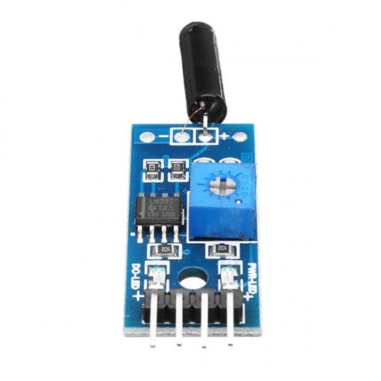 5pcs 3.3-5V 3-Wire Vibration Sensor Module Vibration Switch AlModule for Arduino - products that work with official Arduino boards