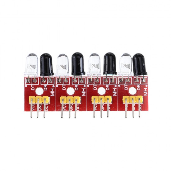5pcs 4CH Channel Infrared Tracing Module Patrol Four-way Sensor For Car Robot Obstacle Avoidance