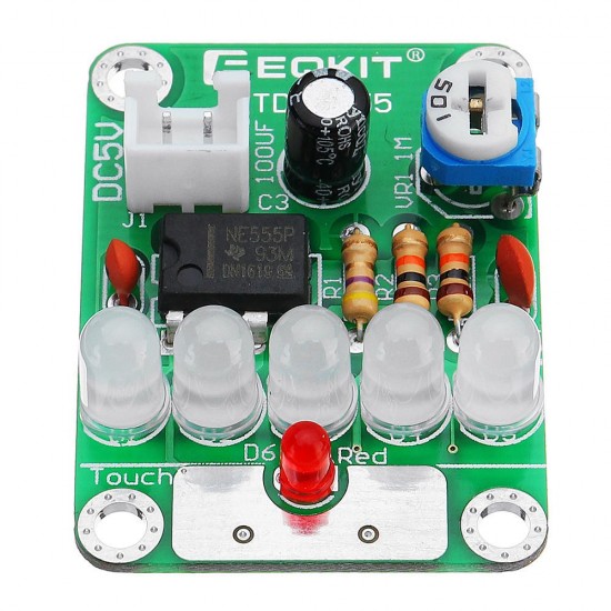 5pcs DC 5V Touch Delay Light Electronic Touch LED Board Light For DIY