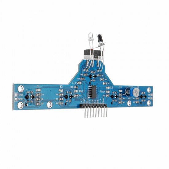 5pcs Five Road Tracing Module Tracing Sensor Module 5 Functions Intelligent Vehicle Control Board