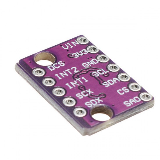 5pcs GY-LSM6DS3 1.71-5V 3 Axis Accelerometer 3 Axis Gyroscope Sensor 6 Axis Inertial Breakout Board Tilt Angle Module Embedded Temperature Sensor SPI/I2C Serial Interface Low Power Consumption