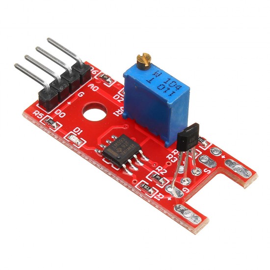 5pcs KY-024 4pin Linear Magnetic Switches Speed Counting Hall Sensor Module for Arduino - products that work with official Arduino boards