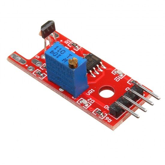 5pcs KY-024 4pin Linear Magnetic Switches Speed Counting Hall Sensor Module for Arduino - products that work with official Arduino boards