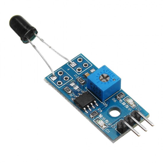 5pcs LM393 3 Pin IR Flame Detection Sensor Module Fire Detector Infrared Receiver Module 5pcs LM393 3 Pin IR Flame Detection Sensor Module Fire Detector Infrared Receiver Module