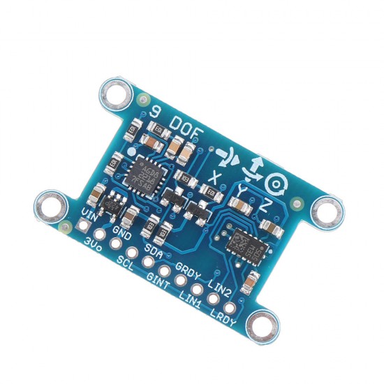 9DOF IMU Sensor Module 9 Pressure Attitude Axis Digital Gyro Sensor Module Diy Electronic Diy Kit Pcb Board 9DOF IMU Sensor Module 9 Pressure Attitude Axis Digital Gyro Sensor Module Diy Electronic Diy Kit Pcb Board