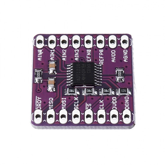 -1220 ADS1220 ADC I2C Low Power 24 Bit A/D Converter Sensor Module