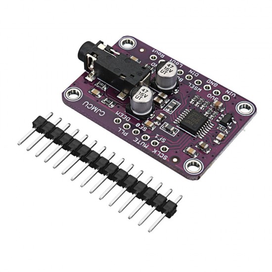 -1334 UDA1334A I2S Audio Stereo Decoder Module Board 3.3V - 5V for Arduino - products that work with official Arduino boards -1334 UDA1334A I2S Audio Stereo Decoder Module Board 3.3V - 5V for Arduino - products that work with official Arduino boards