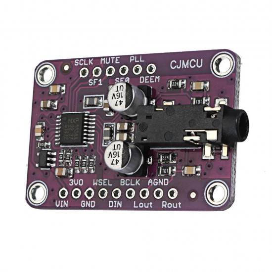 -1334 UDA1334A I2S Audio Stereo Decoder Module Board 3.3V - 5V for Arduino - products that work with official Arduino boards -1334 UDA1334A I2S Audio Stereo Decoder Module Board 3.3V - 5V for Arduino - products that work with official Arduino boards